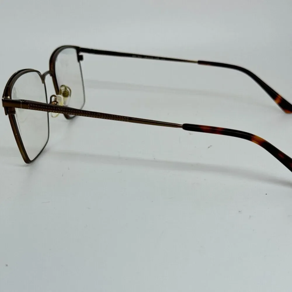 Eyebuydirect Metro Eyeglasses Frames 56-19-148‎ Mens Brown H13955